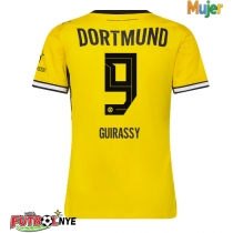 Camiseta Borussia Dortmund Serhou Guirassy #9 Primera Equipación para mujer 2026-27 manga corta